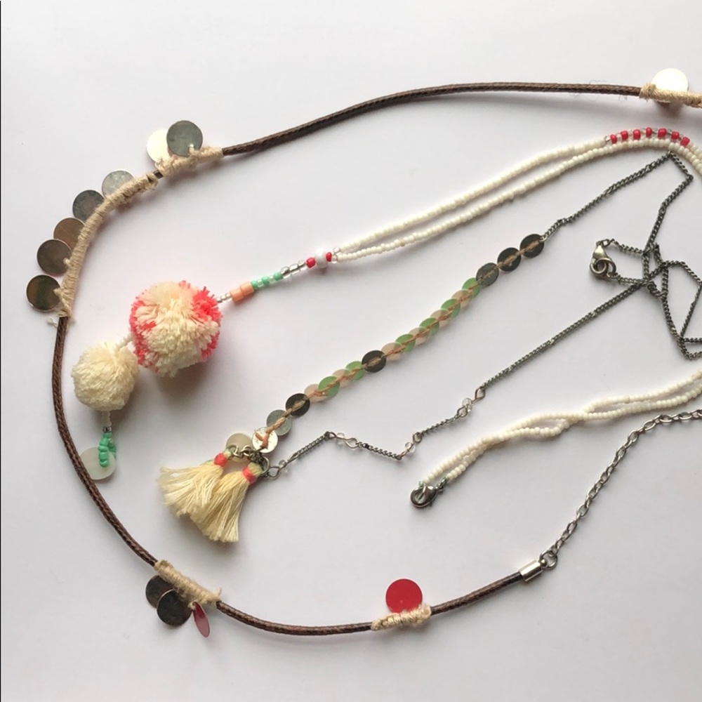 Lot 3 Anthropologie necklaces set